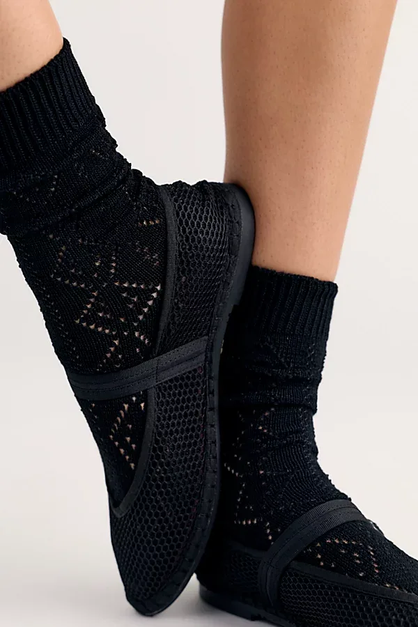 Modal Eyelet Socks