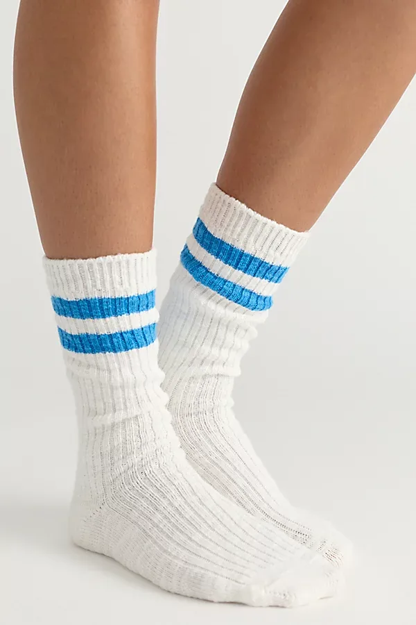 Cottage Varsity Socks by Le Bon Shoppe