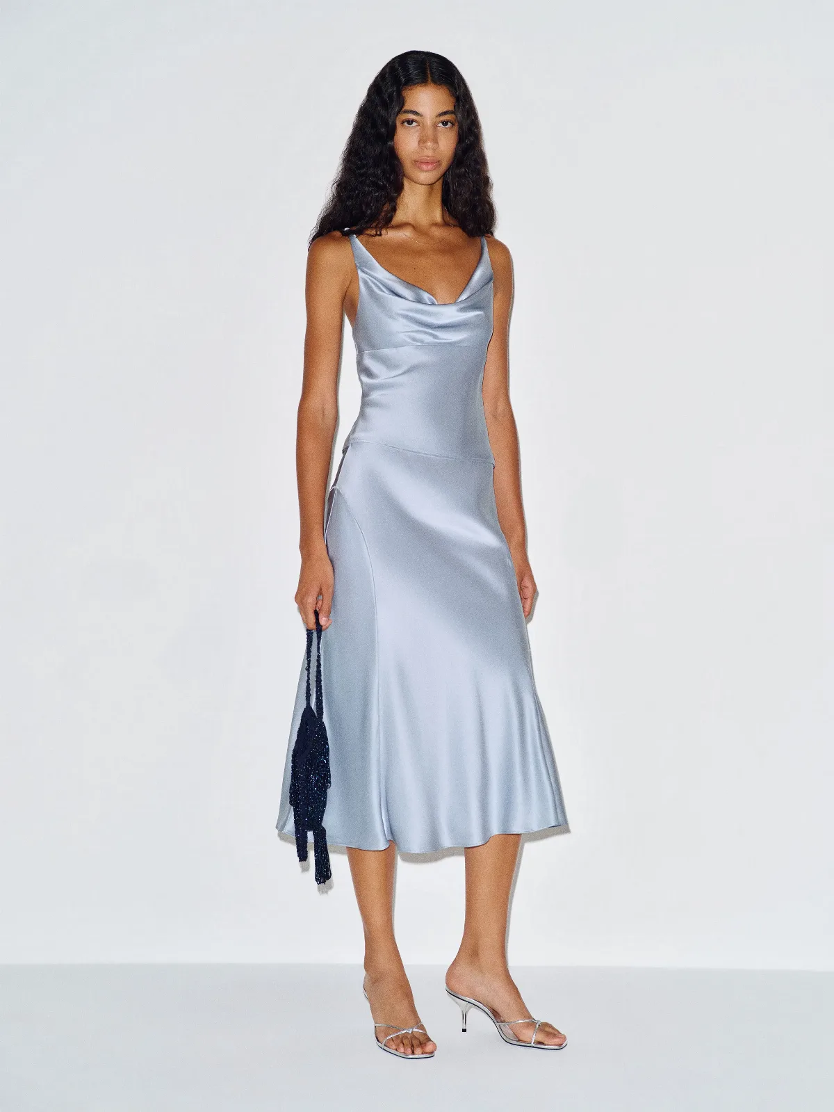 Olivine Silk Two Piece Cloud by Reformation