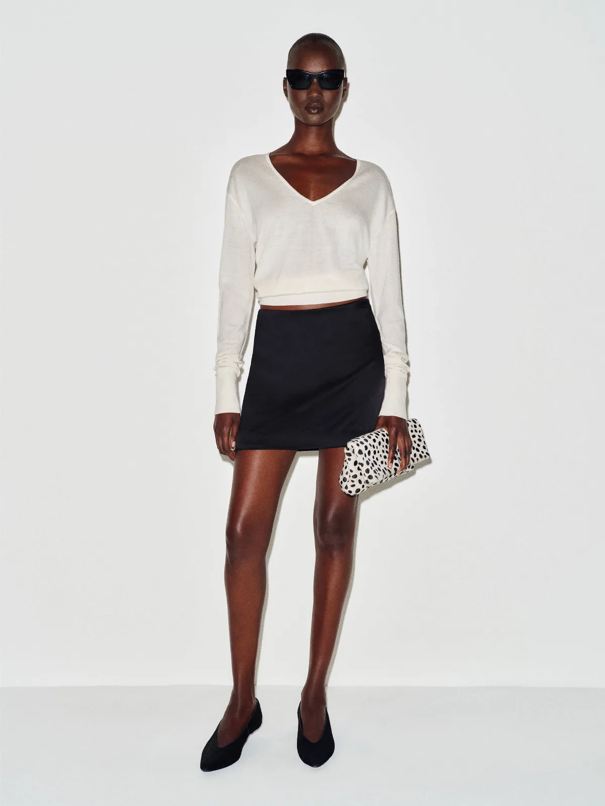 Alexa Satin Skirt by Reformation