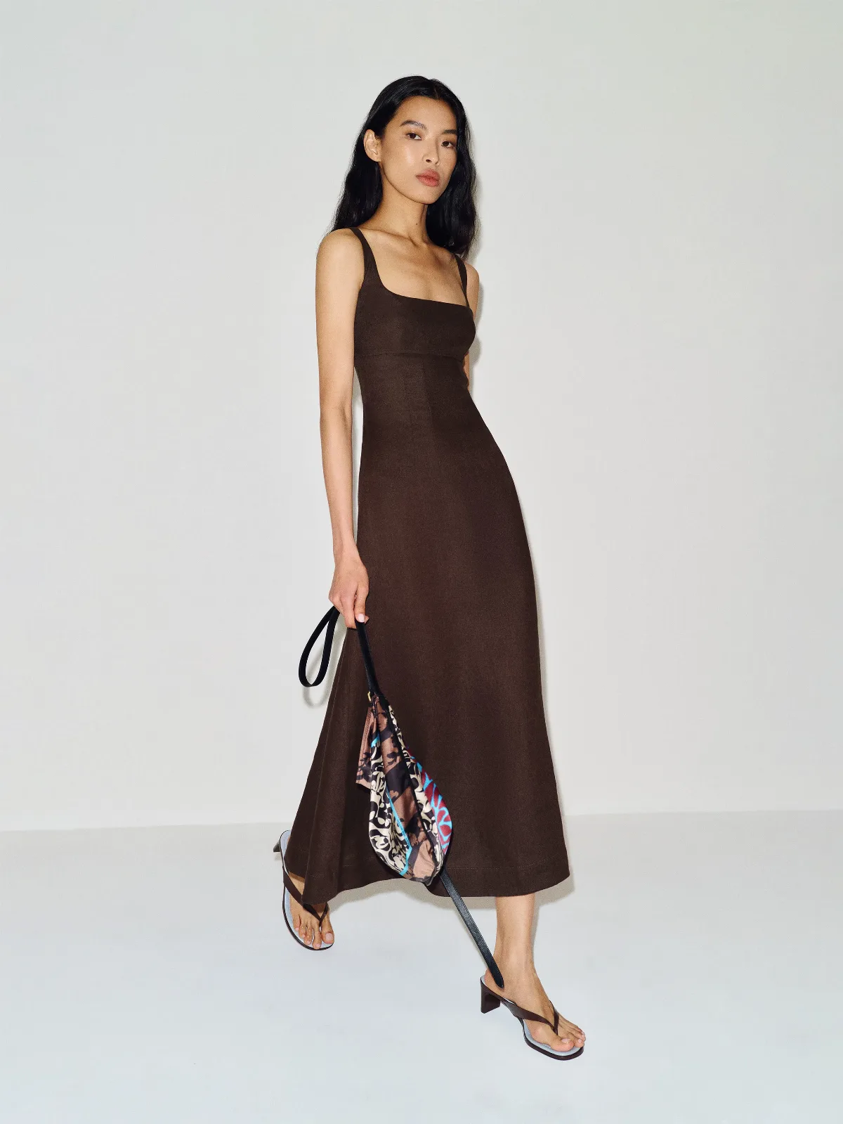 Sabine Linen Dress by Reformation
