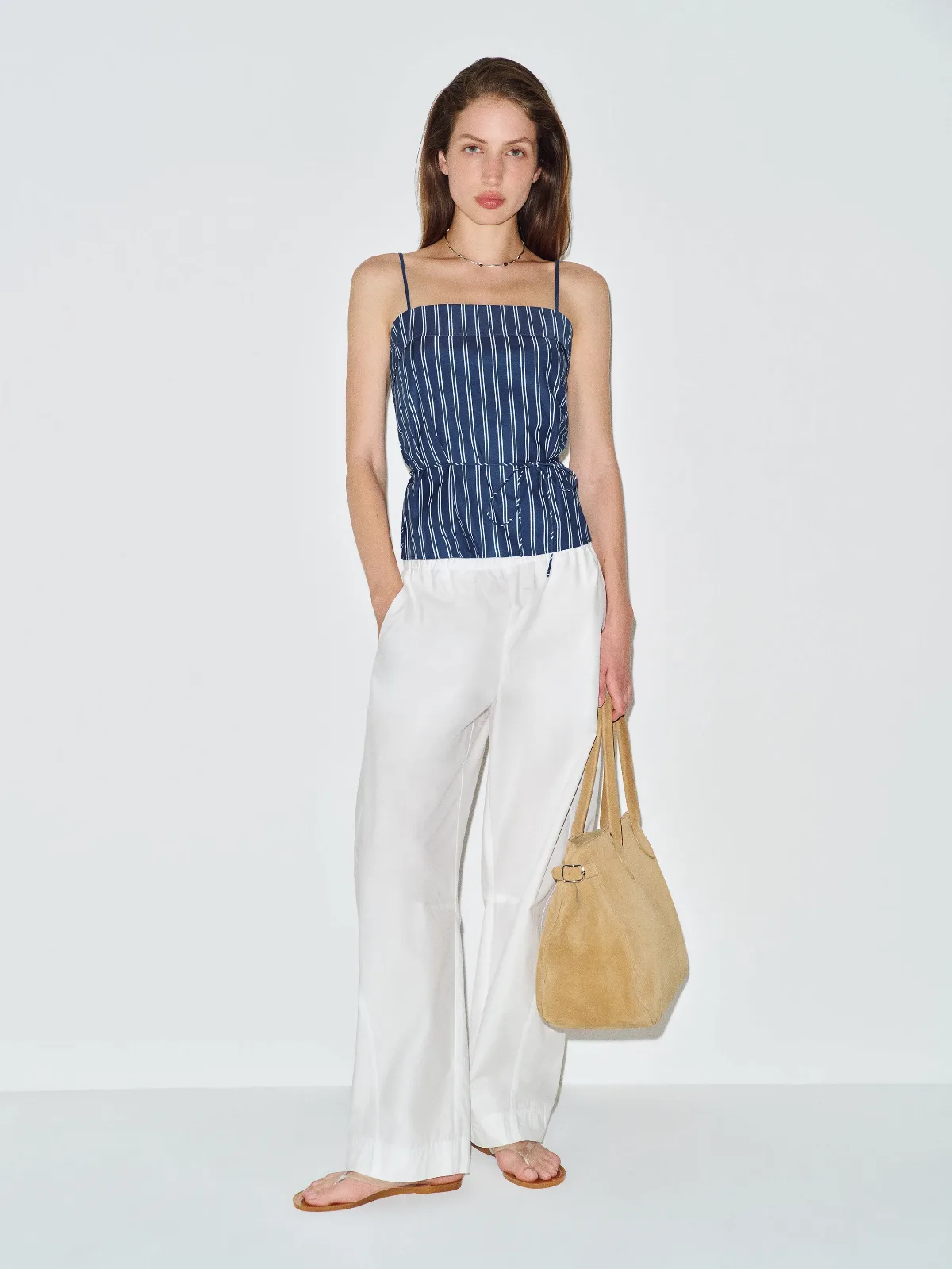 Agusta Top French Blue Stripe by Reformation