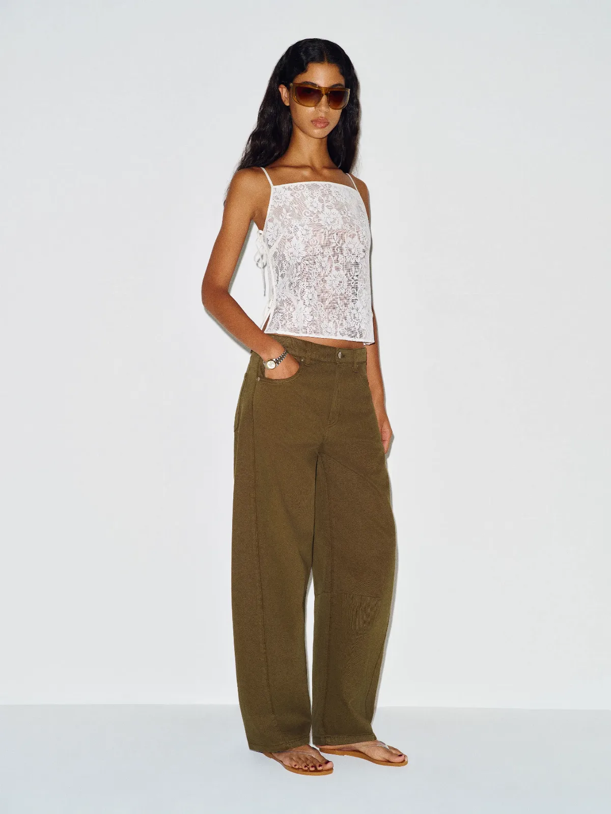 Iman Top Ivory Lace