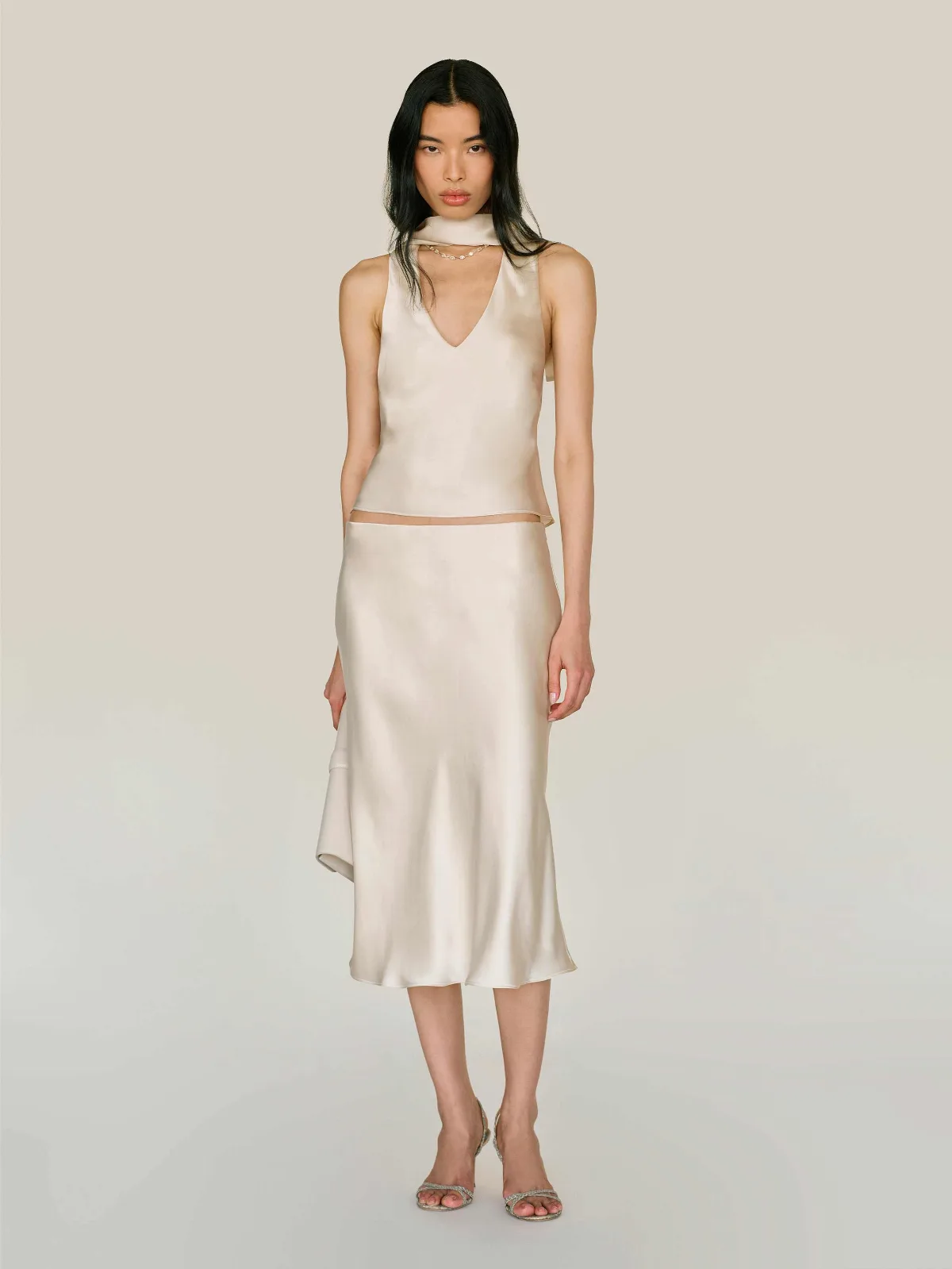Pomelle Silk Two Piece by Reformation