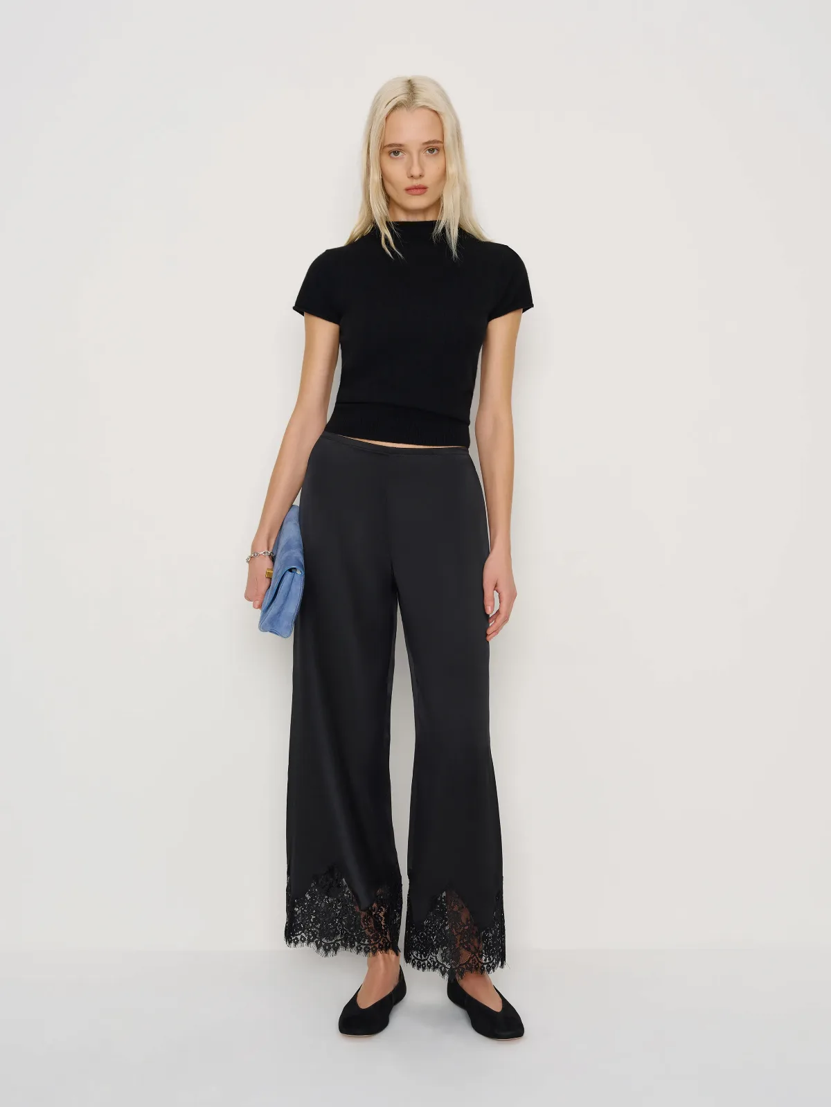 Carolina Short Pant Black Lace by Reformation