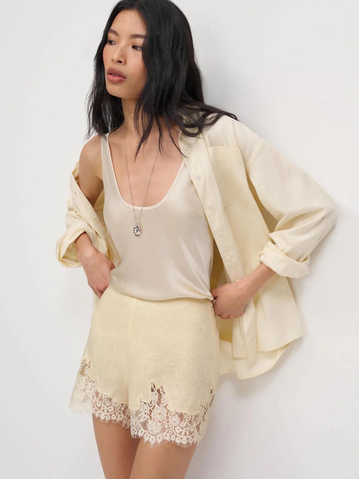 Fern Linen Short by Reformation