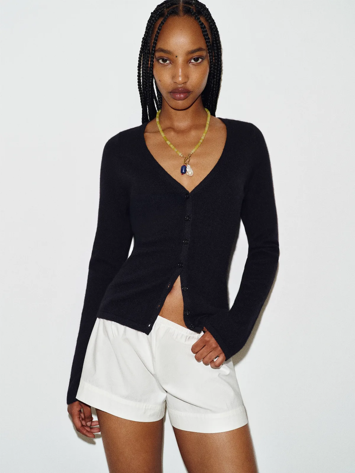 Bloom Cashmere V-Neck Cardigan