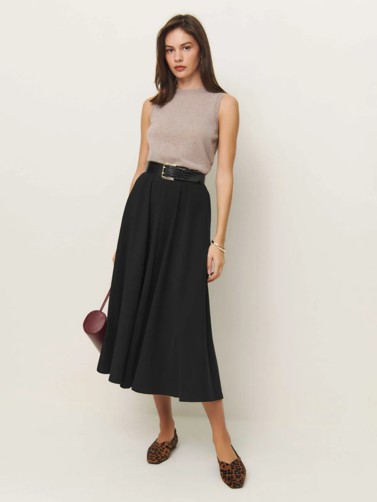 Esti Knit Skirt by Reformation