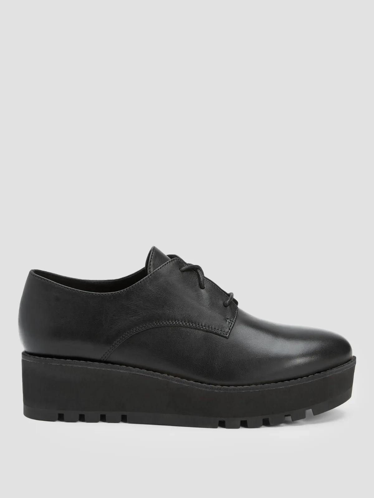 Eddy Smooth Leather Platform Oxford by EILEEN FISHER