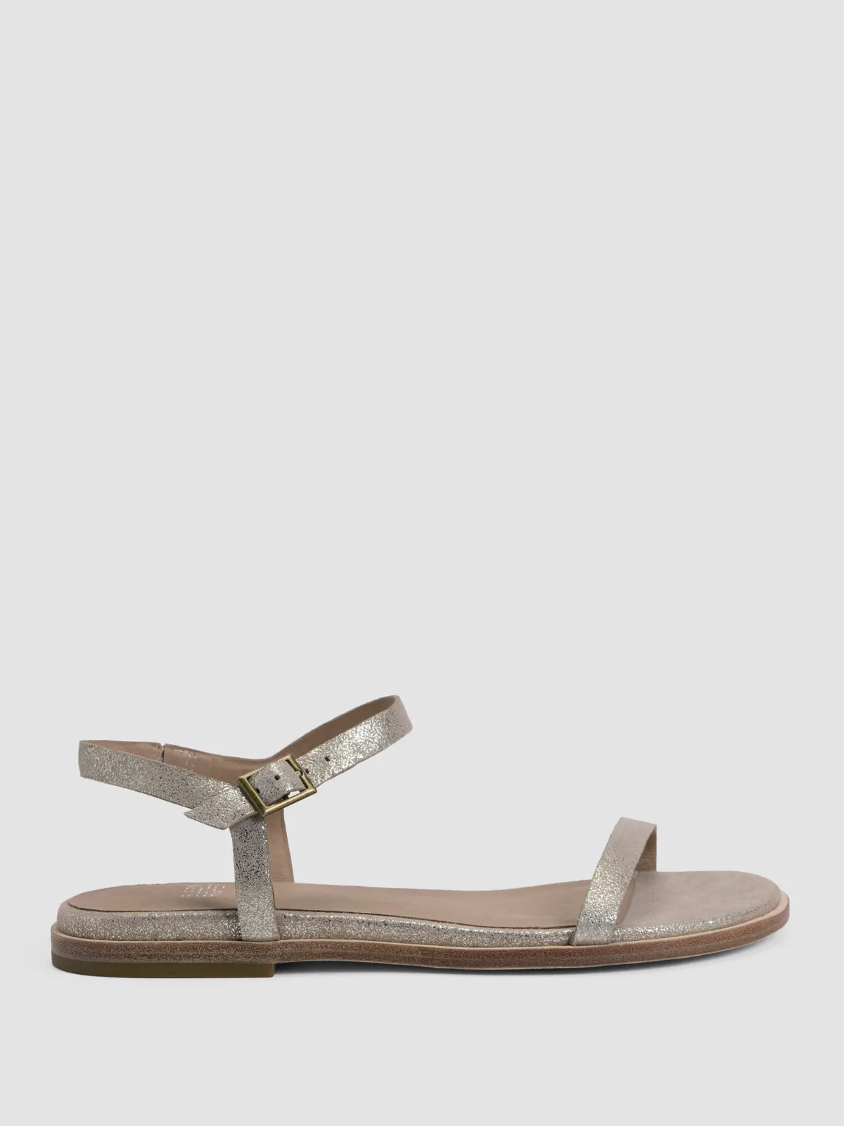 Kauia Metallic Suede Sandal by EILEEN FISHER