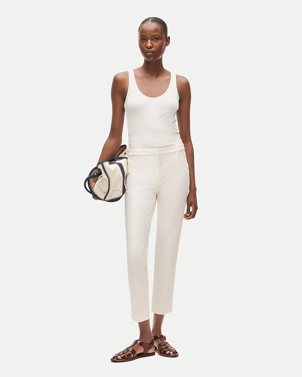 Café Capri in Bi-Stretch Cotton Blend by J.Crew