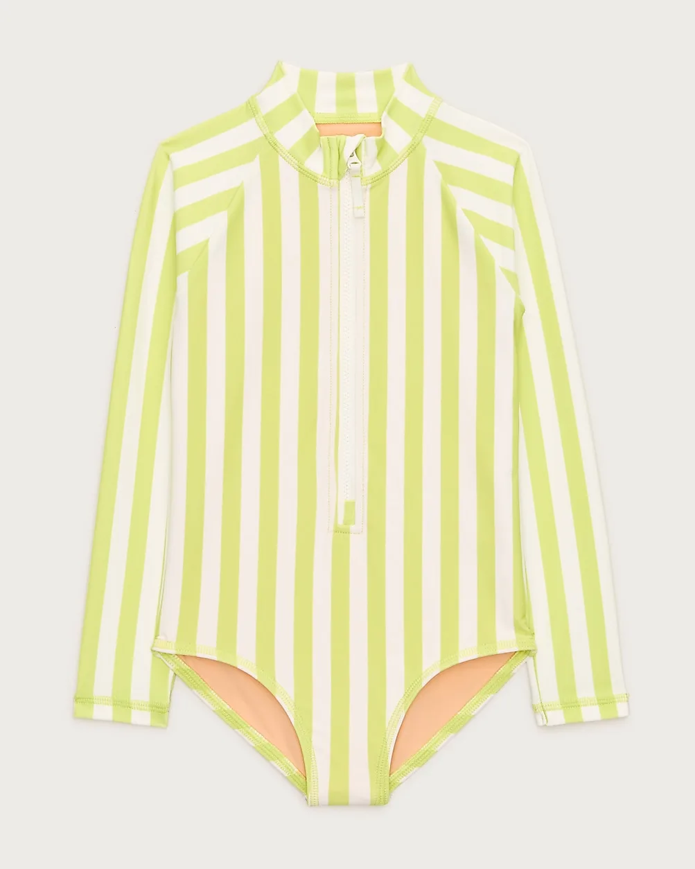 Zip-Up Rash Guard One-Piece Swimsuit by J.Crew