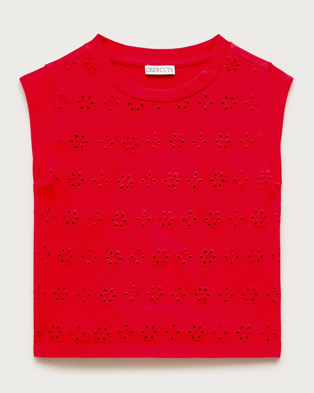 Eyelet Muscle Tank Top by J.Crew