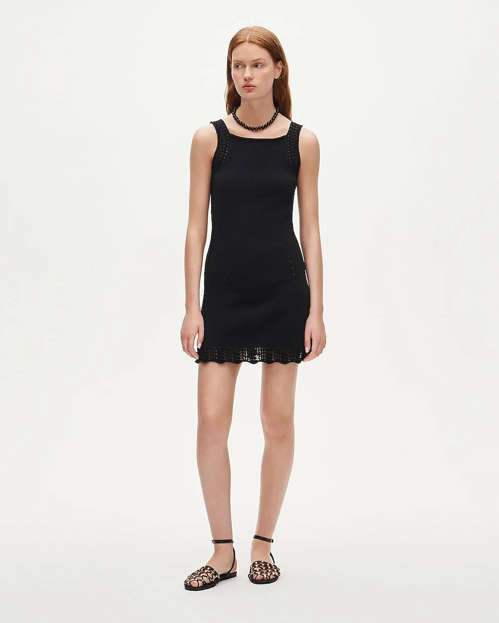 Crochet-Trim Shift Dress by J.Crew