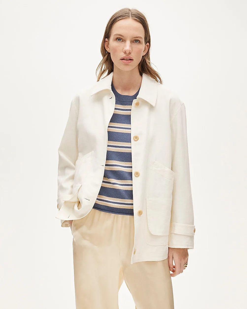 Barn Jacket™ in Linen Blend by J.Crew