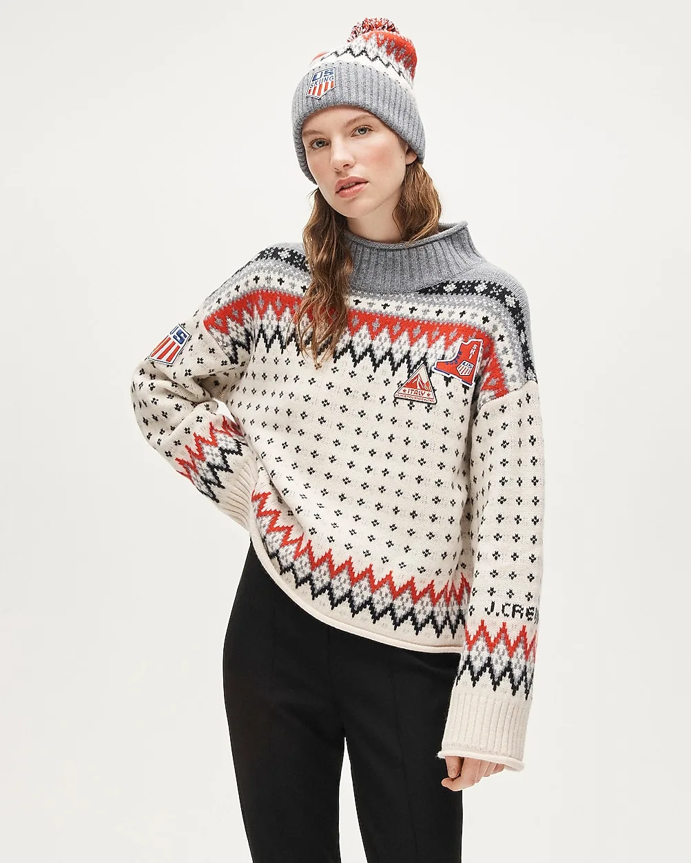 U.S. Ski & Snowboard by J.Crew Fair Isle Rollneck™ Sweater in Vintage Wool by J.Crew