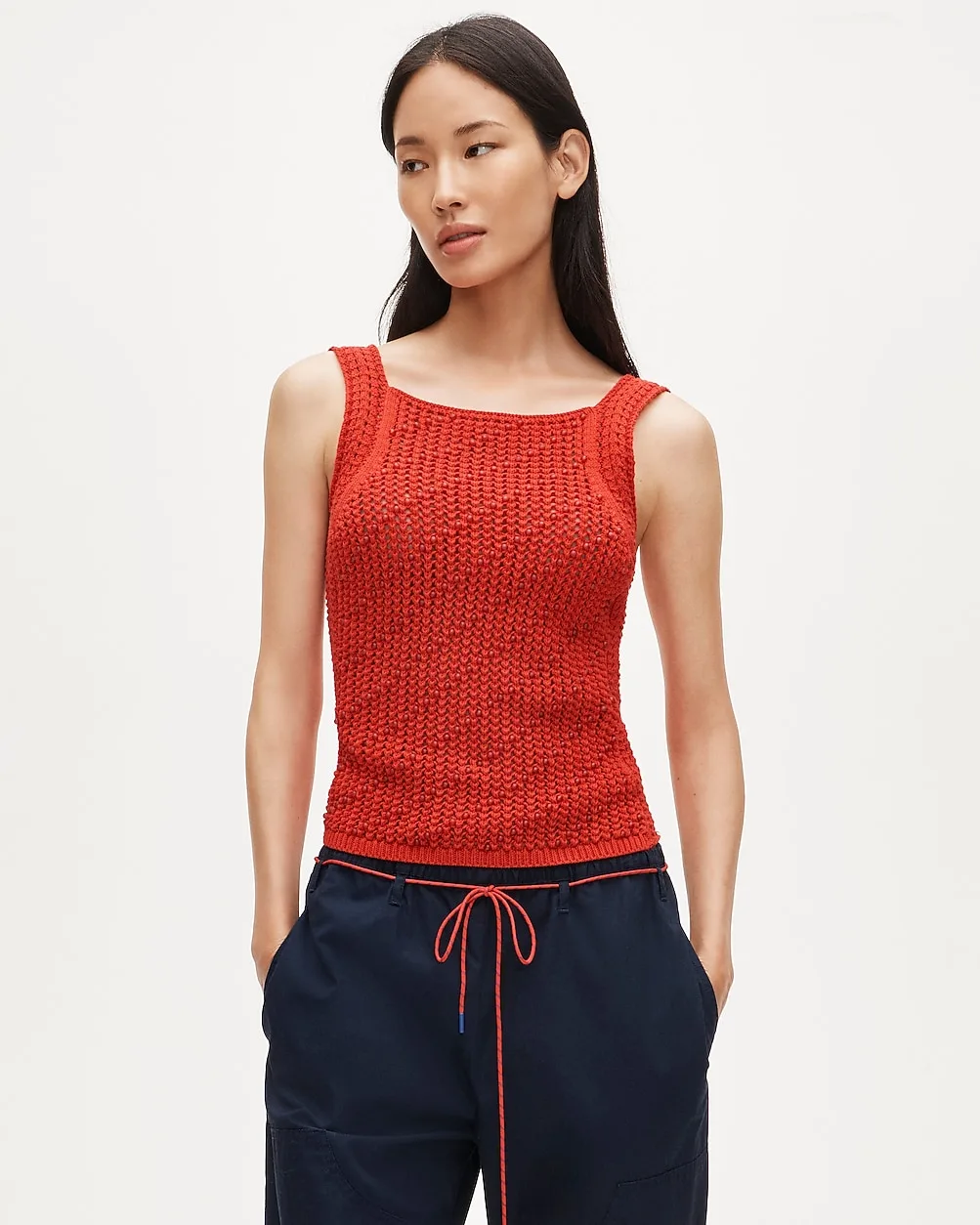 Beaded Crochet Sweater-Tank by J.Crew