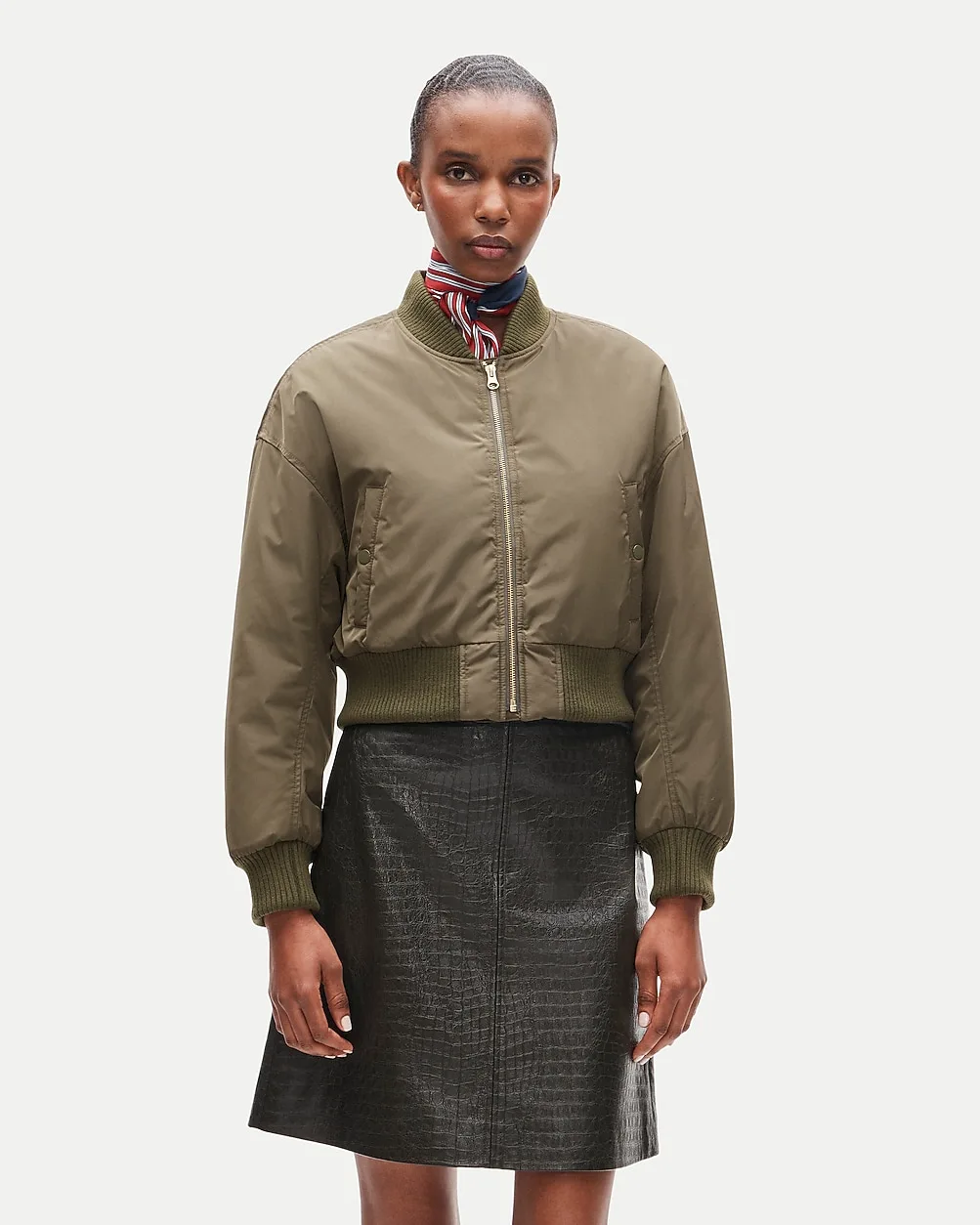 Puffer Bomber Jacket with PrimaLoft®
