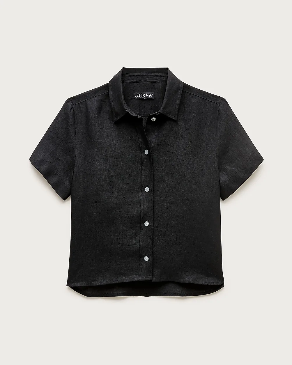Gamine Button-Up Shirt in Linen
