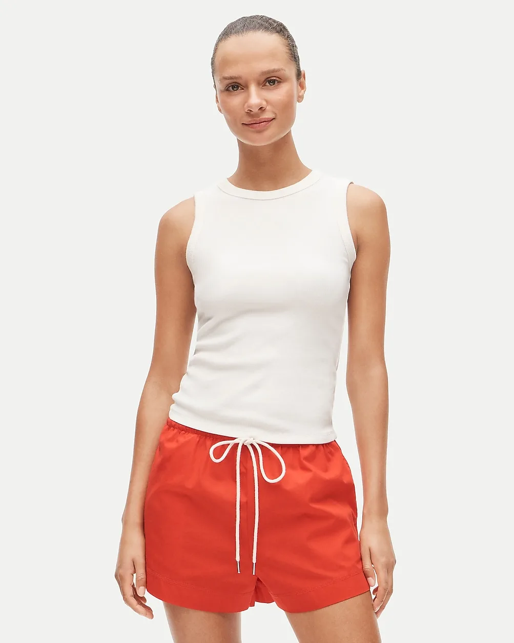 Perfect Rib Crewneck Tank Top by J.Crew
