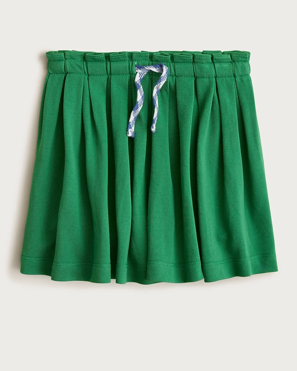Piqué Pleated Skirt by J.Crew