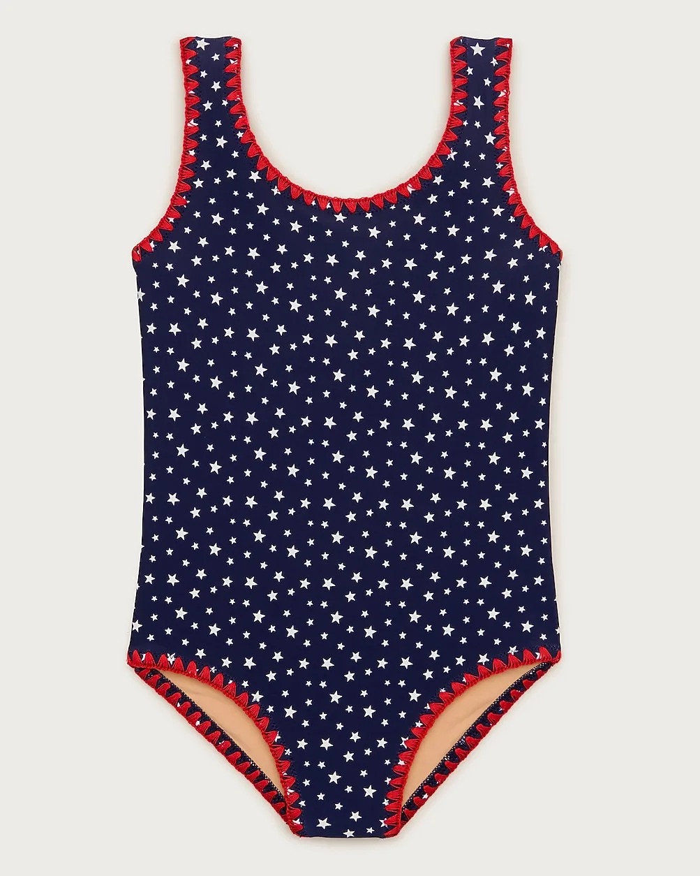 Crochet-Stitch One-Piece Swimsuit in Prints by J.Crew