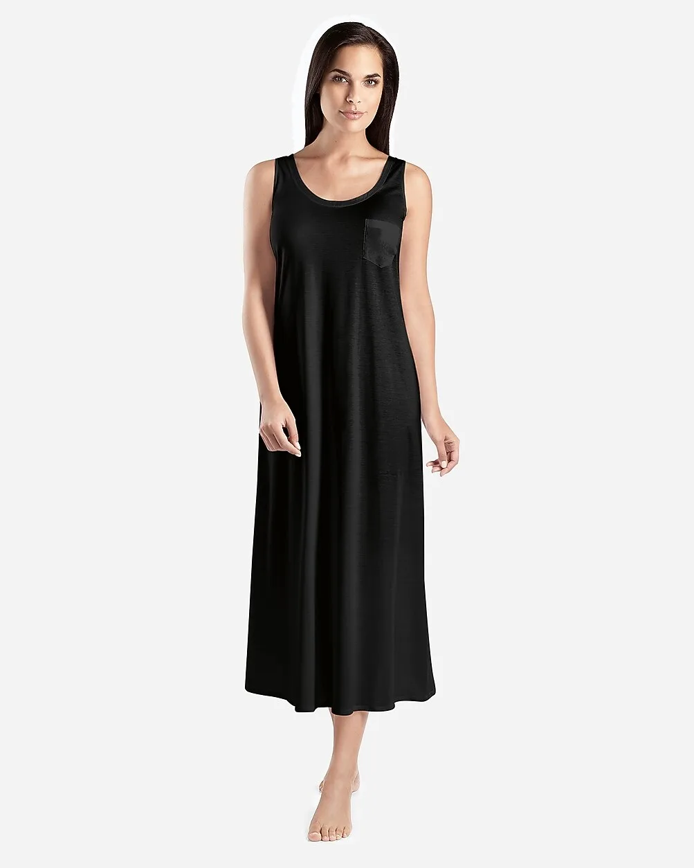 HANRO® Cotton Deluxe Long Tank Gown by J.Crew