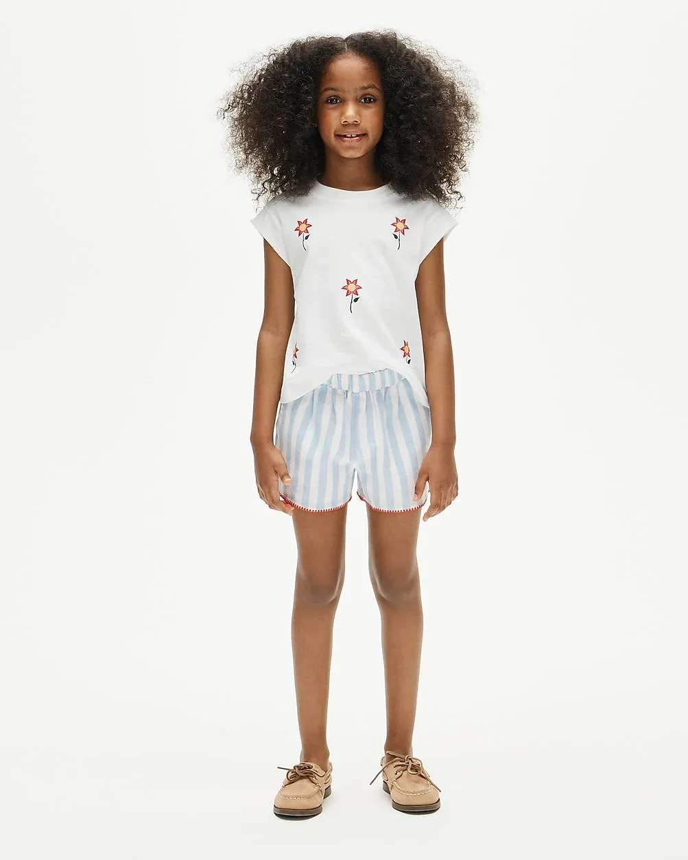 Crochet-Trim Short in Linen-Cotton Blend by J.Crew