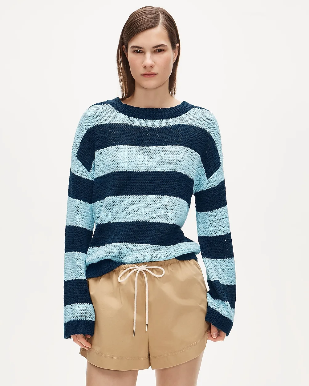Montauk Pullover Sweater in Rugby Stripe by J.Crew