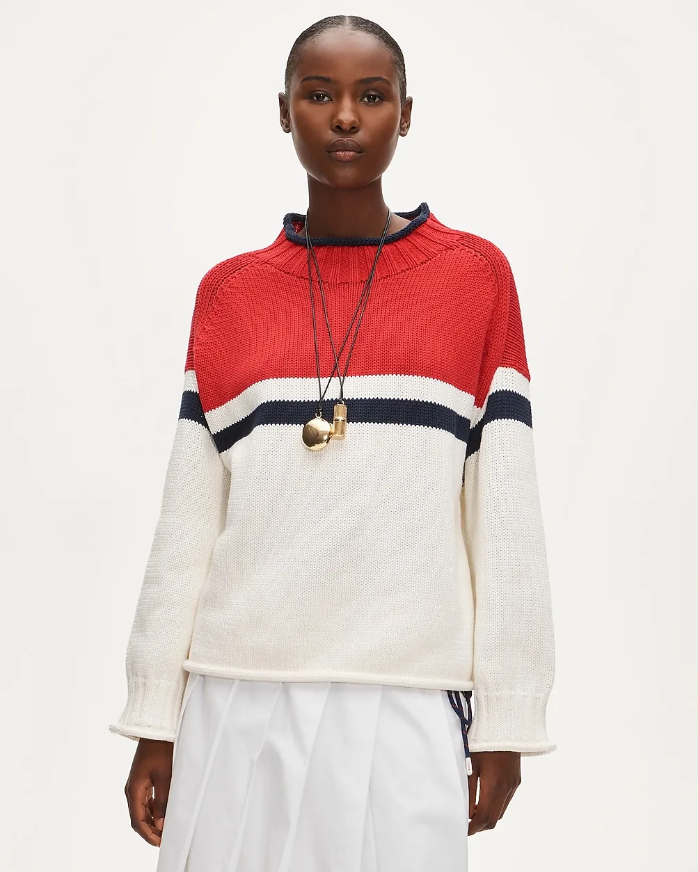 2025 Rollneck™ in Colorblock by J.Crew