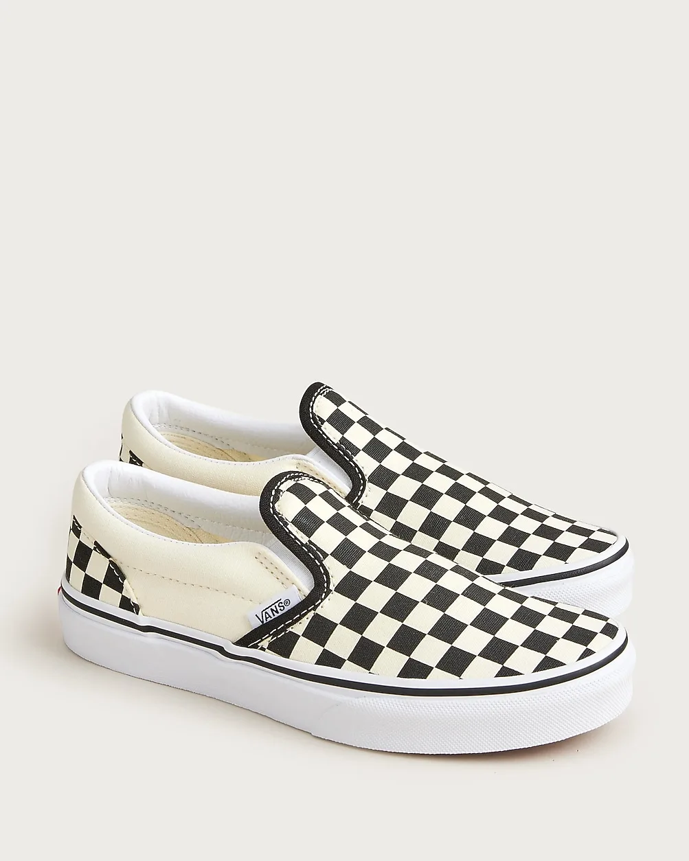 Vans® Classic Slip-On Sneakers in Checkerboard by J.Crew