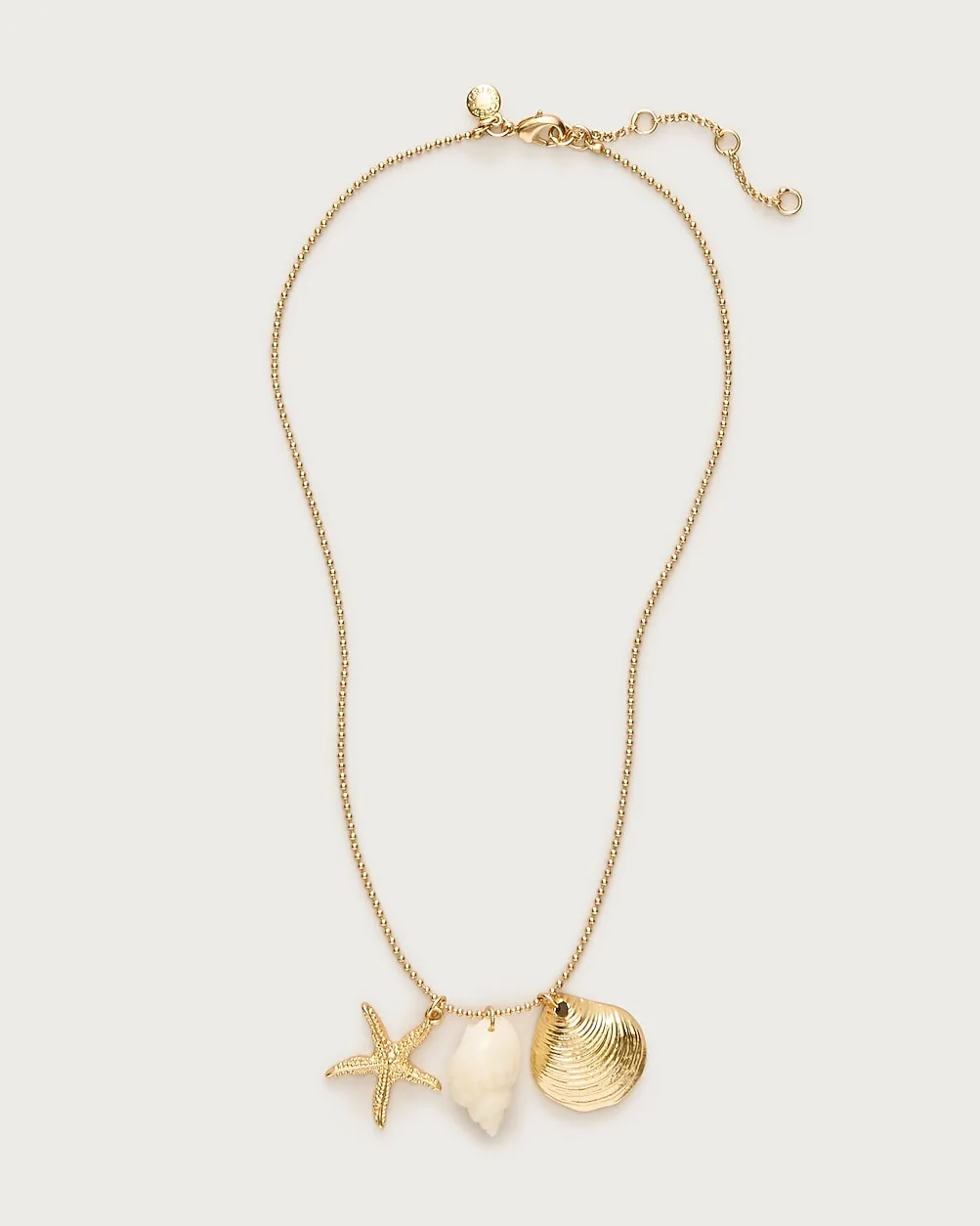Shell Charm Necklace by J.Crew