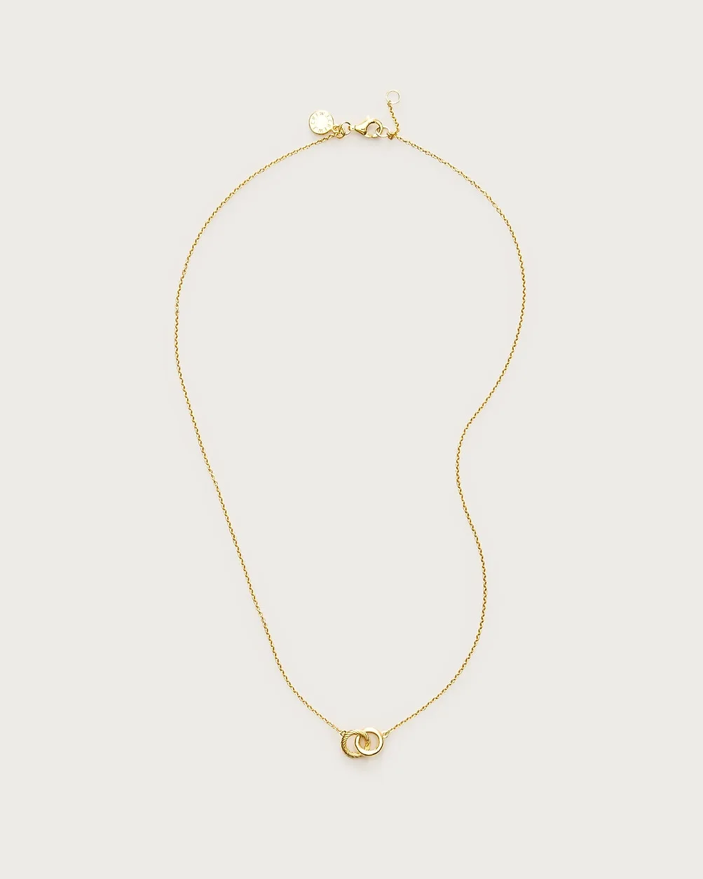 18k Gold Vermeil Door-Knocker Necklace