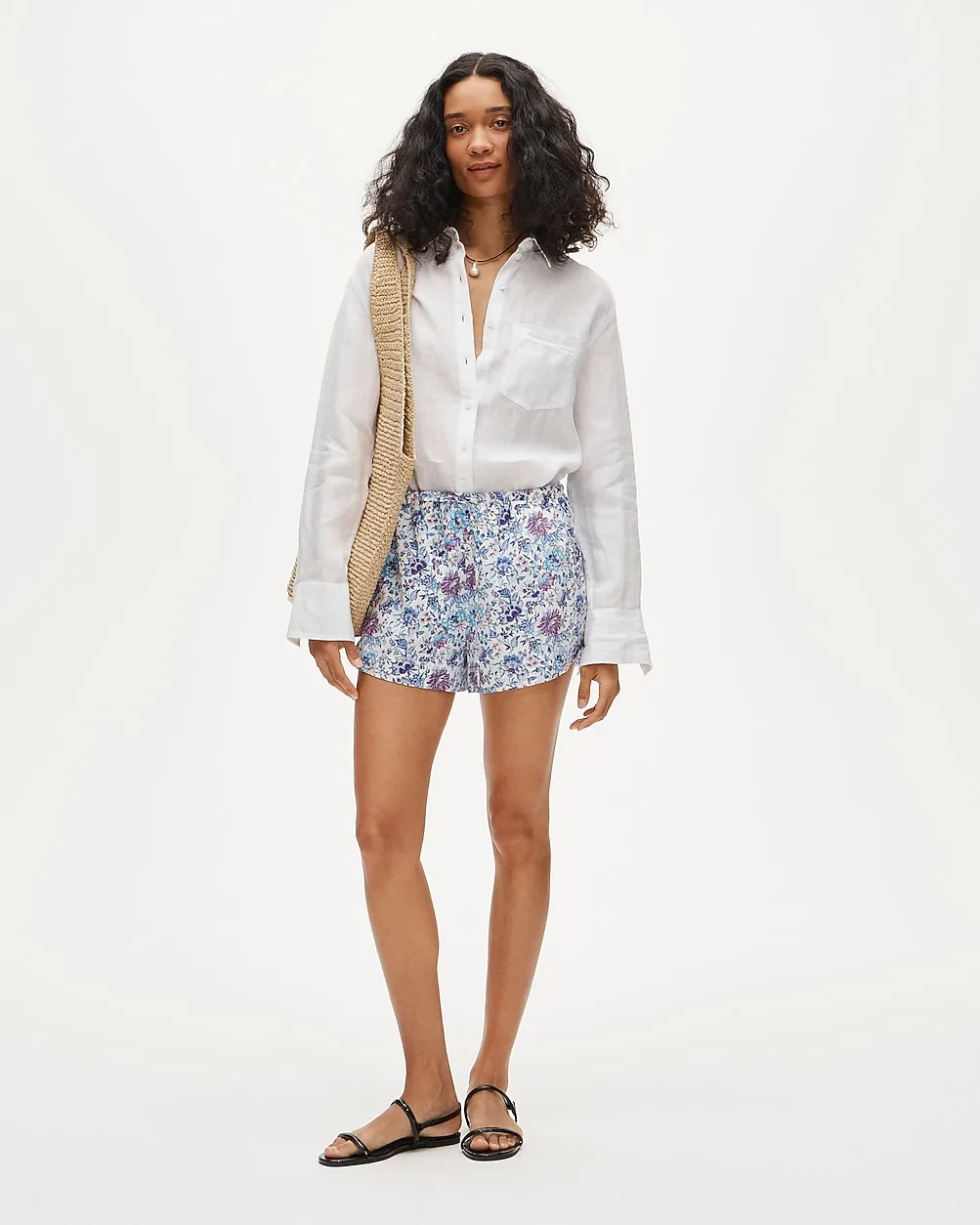 Cruise Short in Liberty® Blue Christelle Fabric by J.Crew
