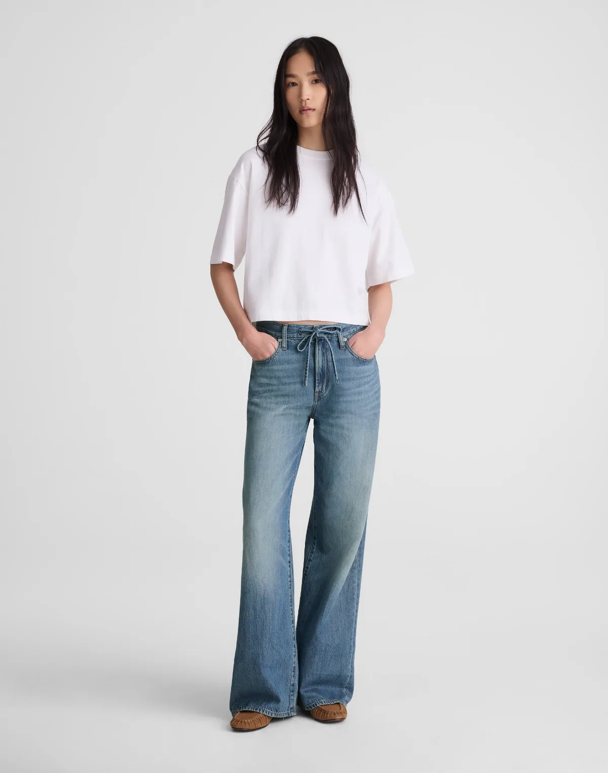 The Ultimate Wide-Leg Jean in Airy Denim by MW