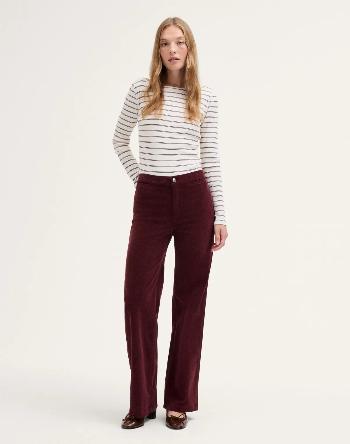 The Wide-Leg Pant in Corduroy by MW