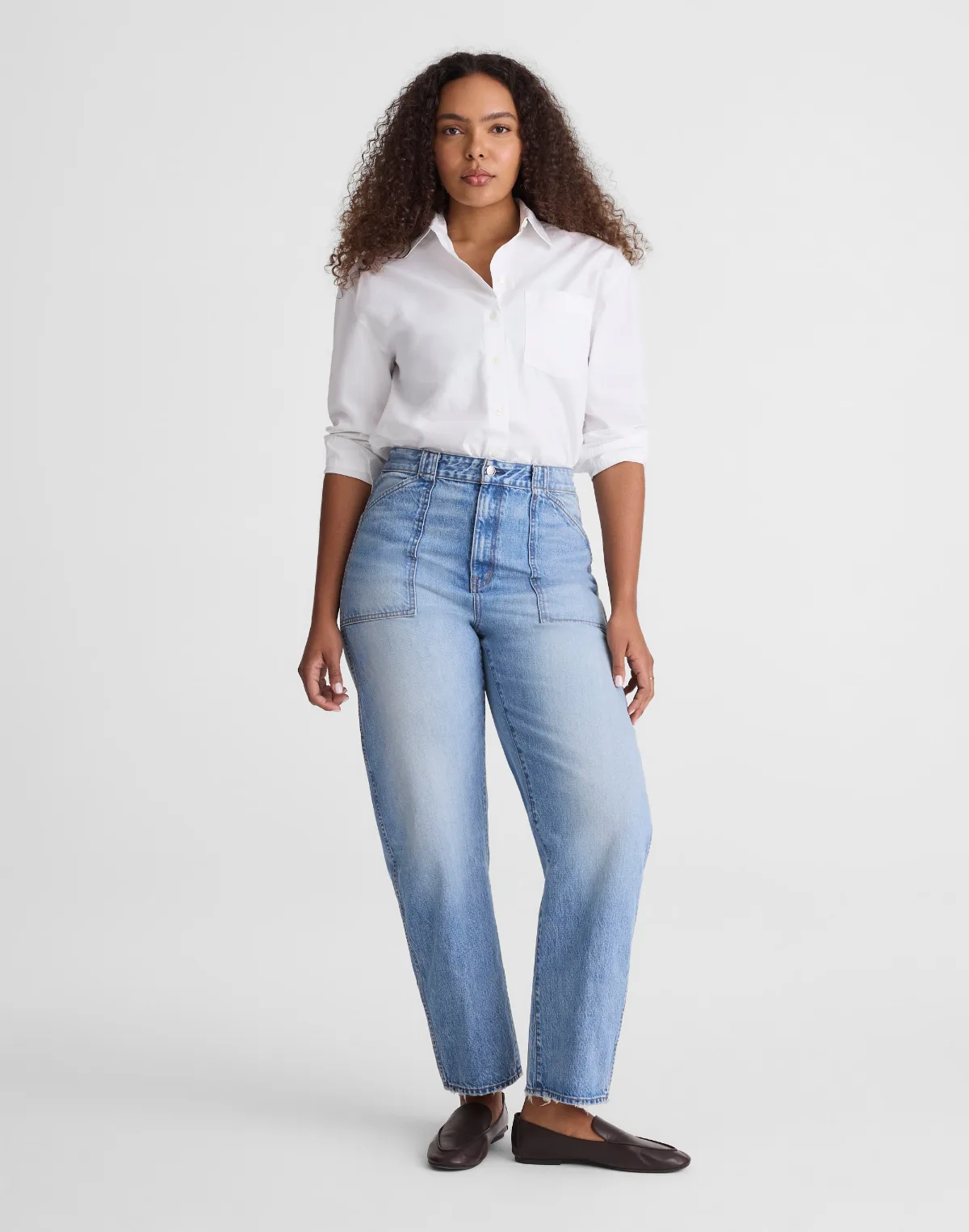 Curvy Balloon Utility Jean by MW