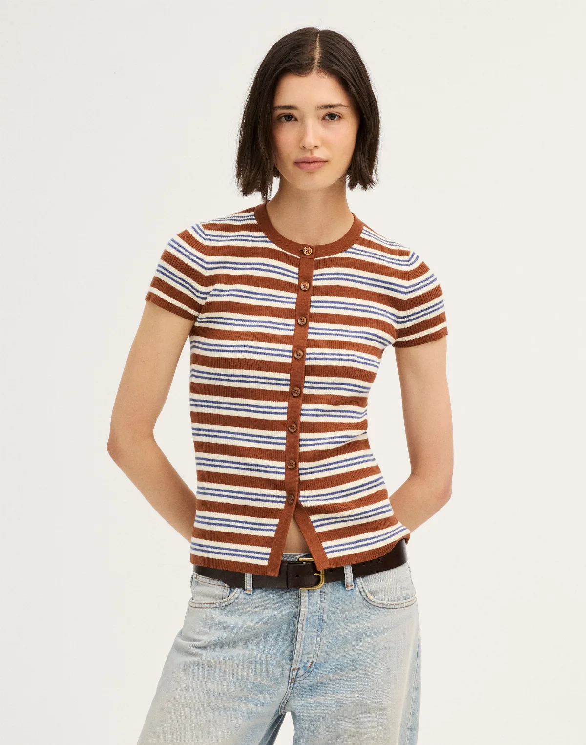 Short-Sleeve Cardigan - Canvas by MW