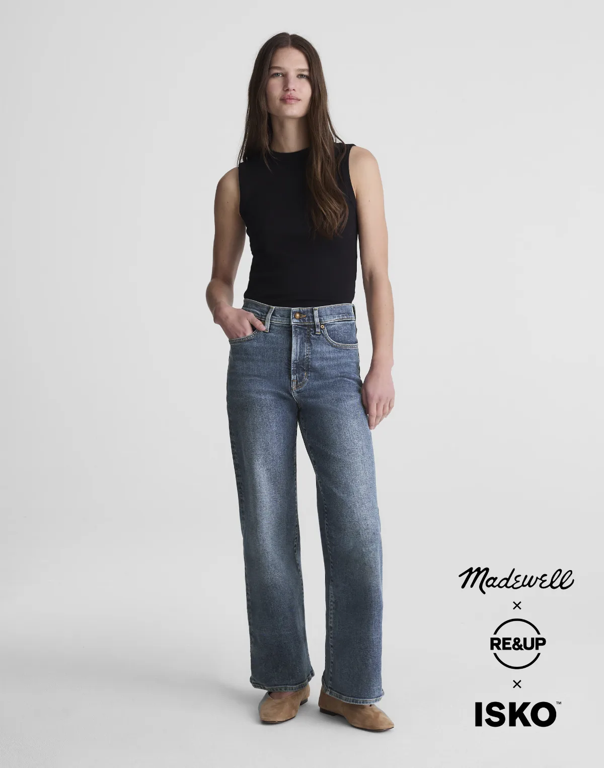 Circular Wide-Leg Jean by MW