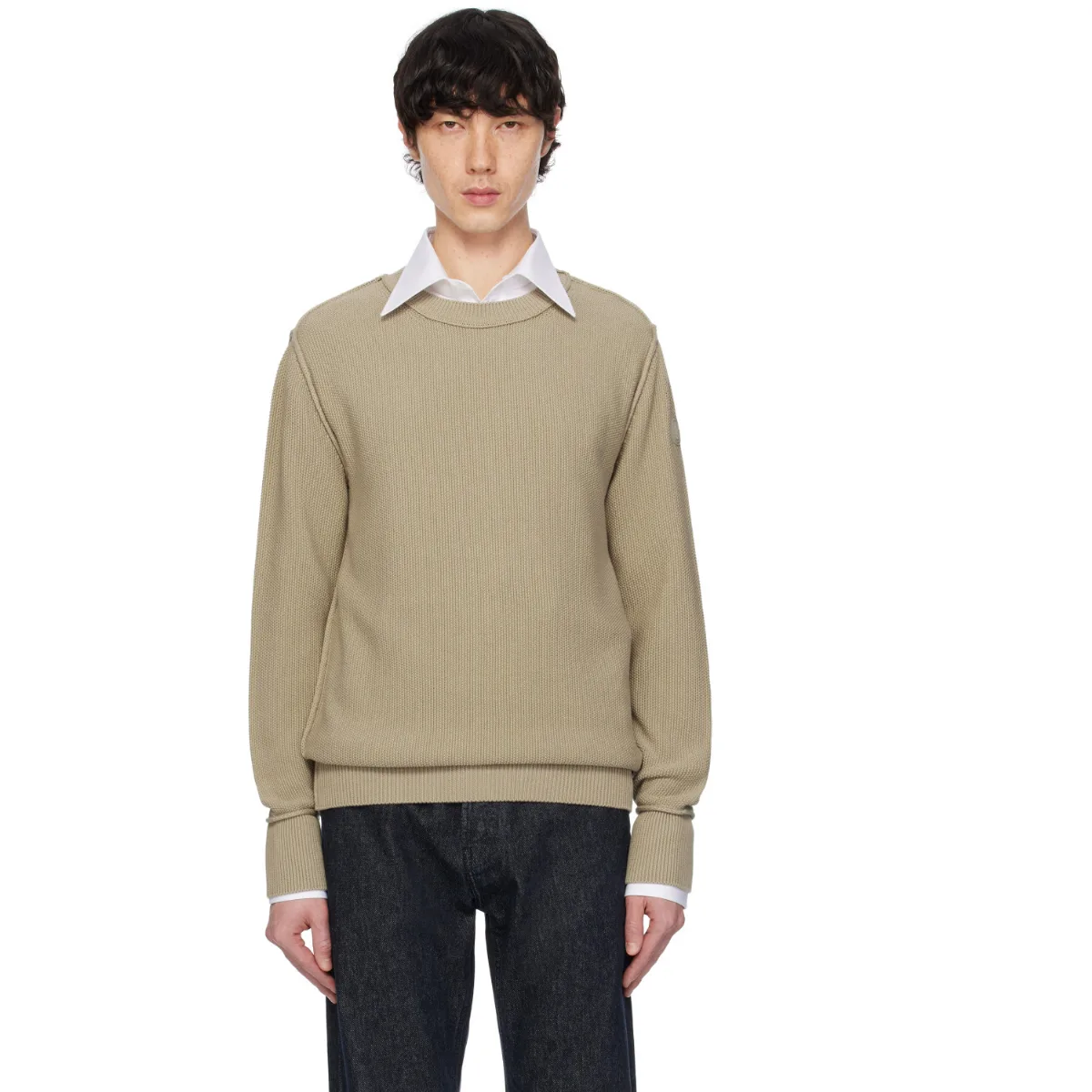 Textured Cotton Sweater