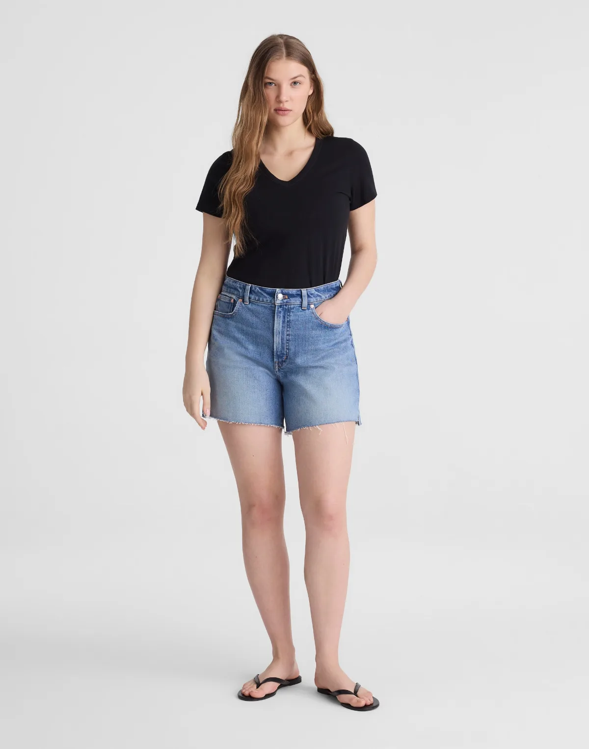The Curvy Perfect Vintage Mid-Length Short by MW