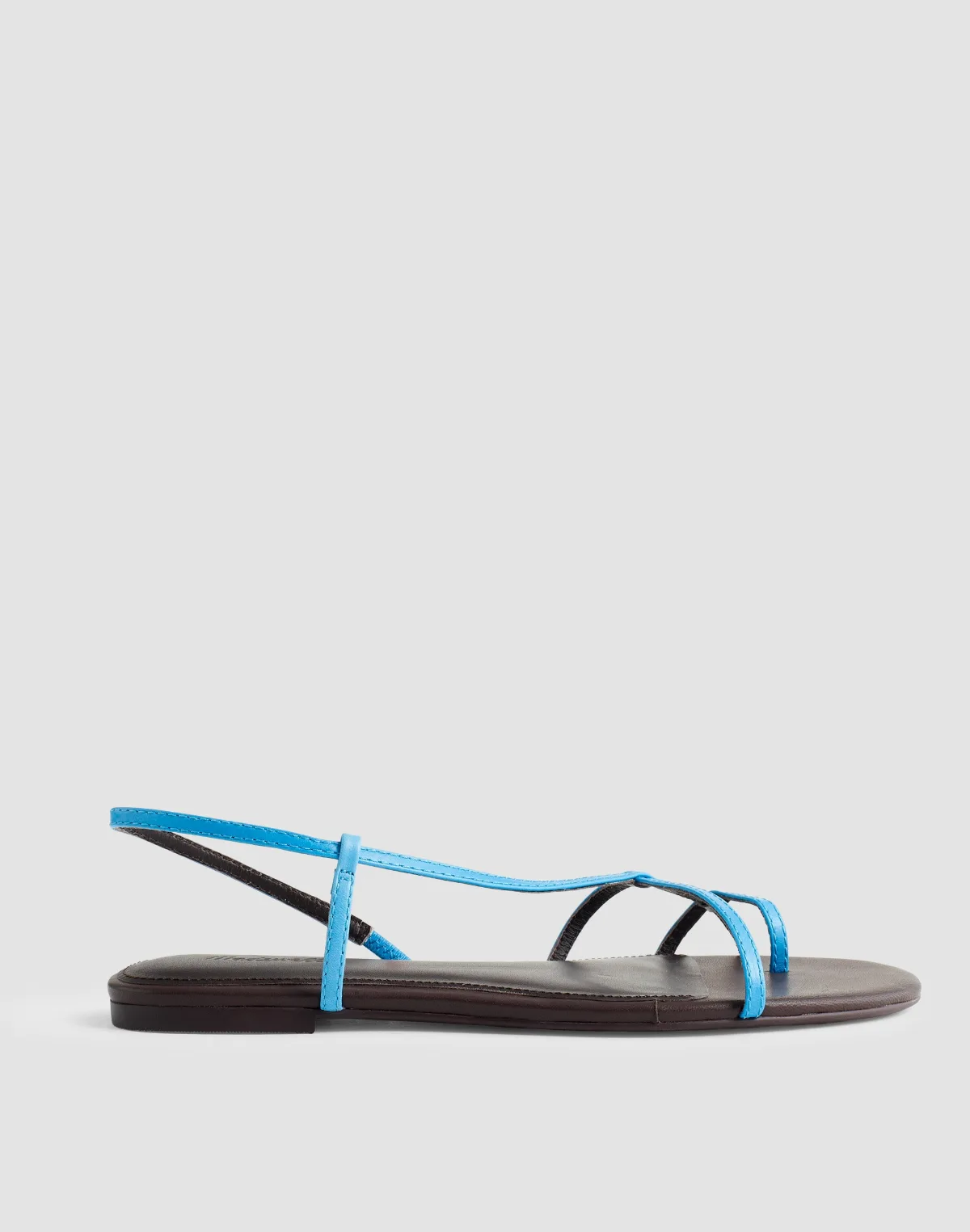 The Iggy Strappy Sandal in Crinkled Leather by MW