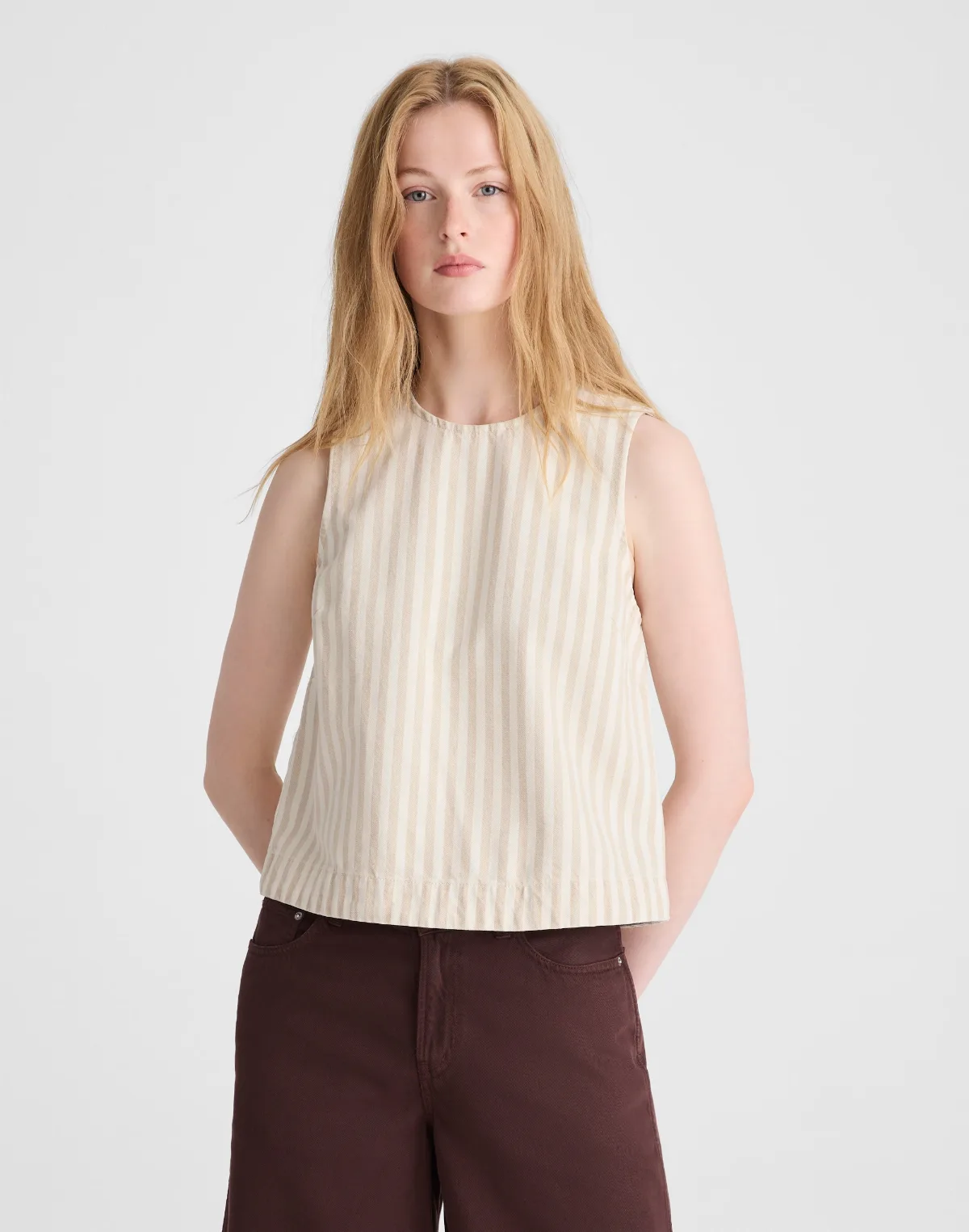 Denim Boxy Shell Top by MW