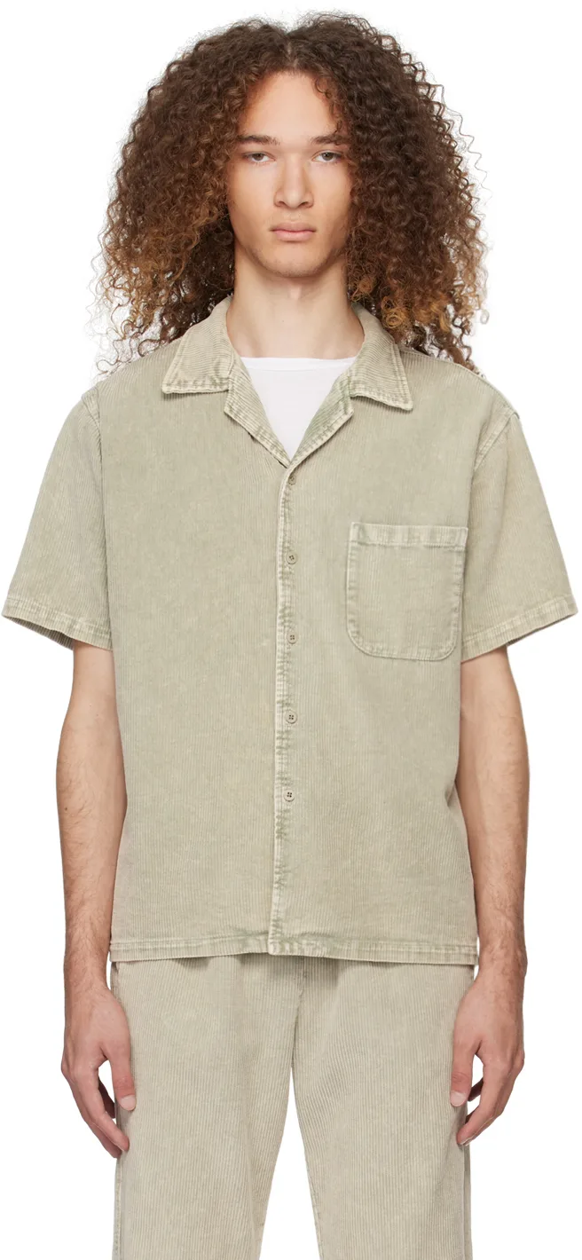 Khaki Buttoned Shirt