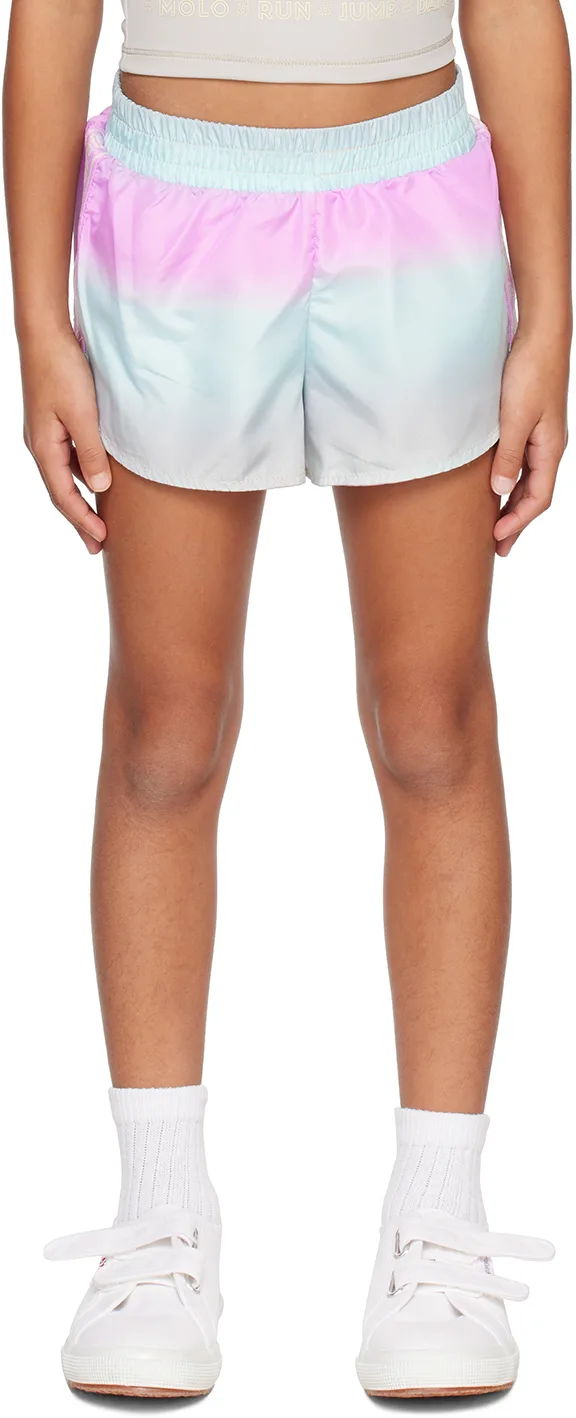 Kids Purple & Blue Omari Shorts by Molo