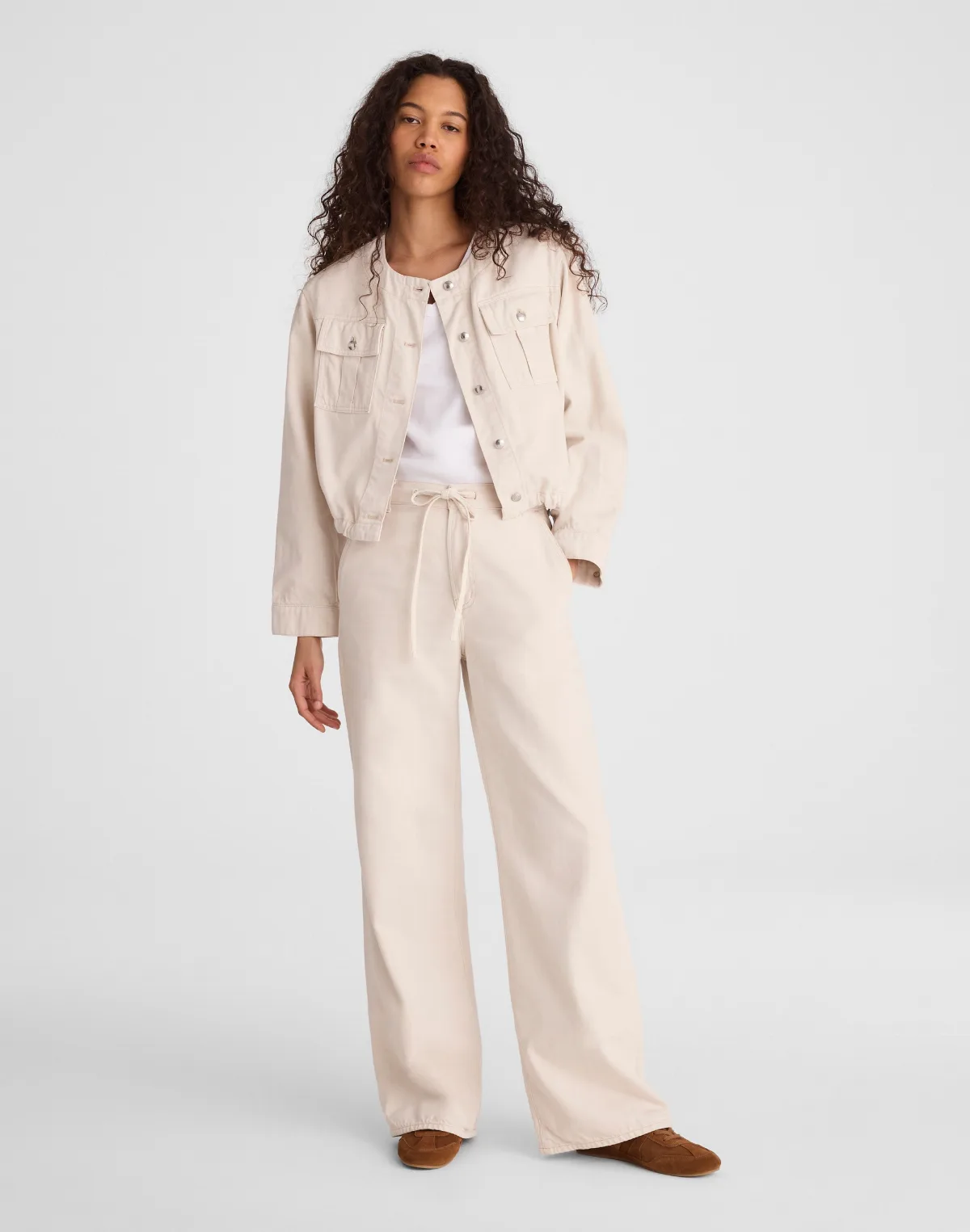 The Ultimate Wide-Leg Pant in Airy Denim by MW