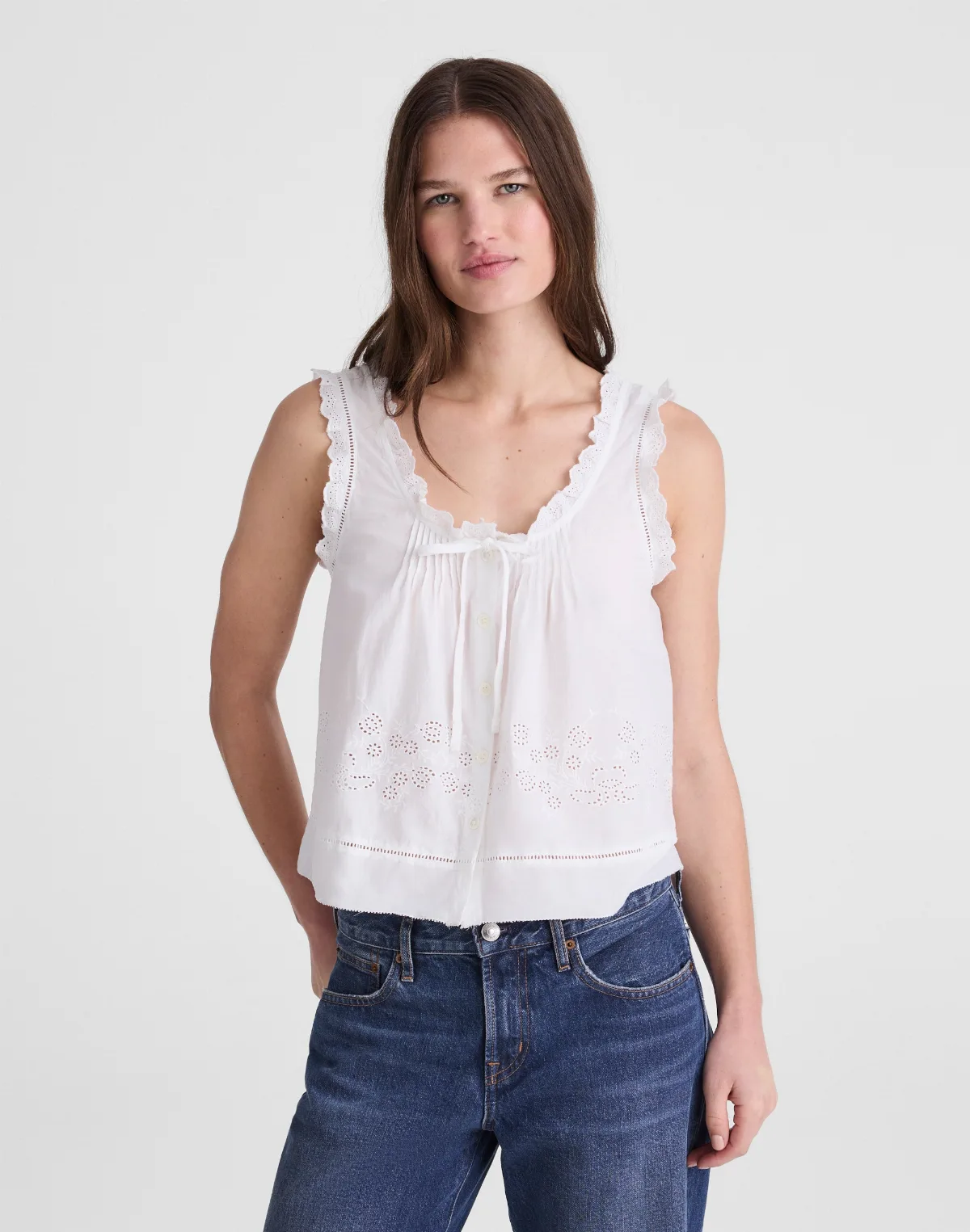 The Embroidered Leah Top