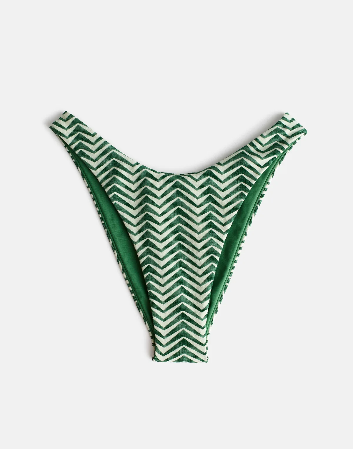 Zulu & Zephyr Green Zig Zag Curve Brief by MW