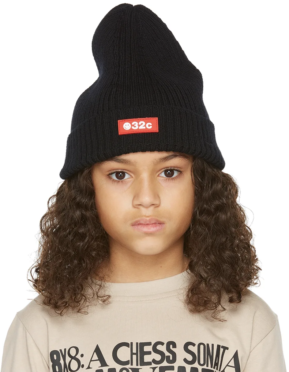 SSENSE Exclusive Kids Black Beanie by 032c