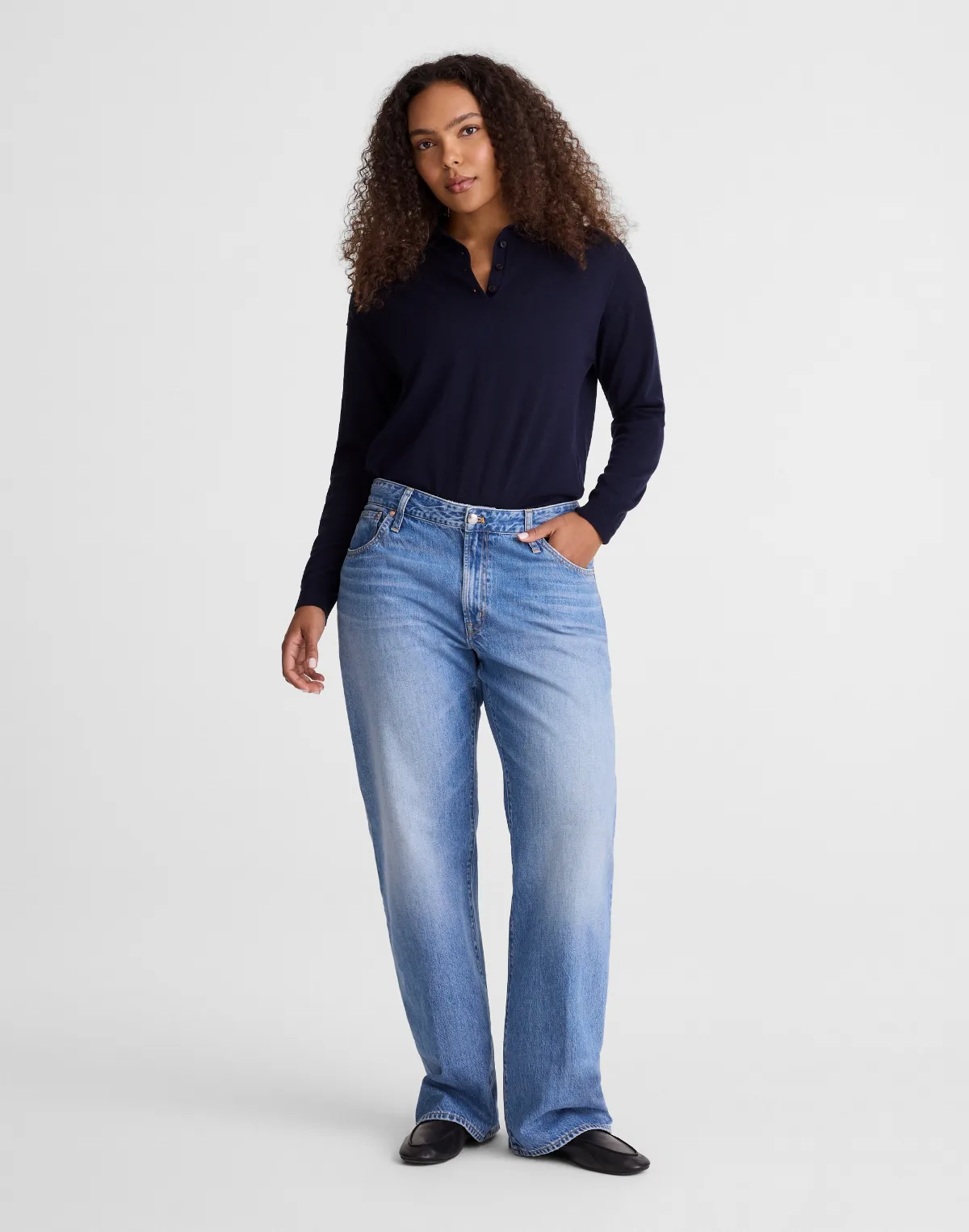 The Curvy Low-Rise Loose Jean by MW